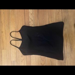 Black Lululemon Power Y Tank